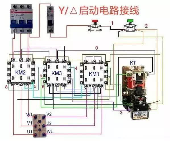 常用交流接触器实物接线图，简单明了！纯纯的干货！